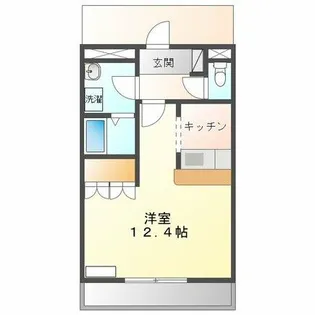 フィールドピア S【102号室】の間取り