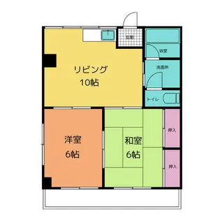 コーポあき【202号室】の間取り