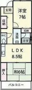 スエルテ菊住【4階】の間取り
