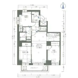 ファミール宮ヶ丘【6階】の間取り
