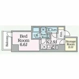 E-city大須【6階】の間取り
