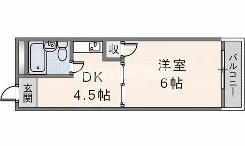 エスクードAramoto【204号室】の間取り