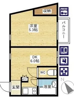 第二永和マンション【3階】の間取り