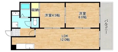 グランドピア都【4階】の間取り