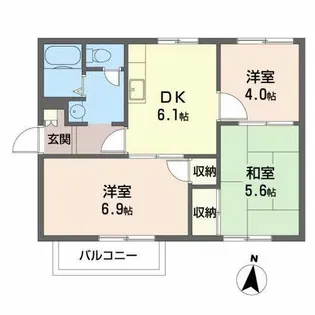 アダム・フィツラー【A201号室】の間取り