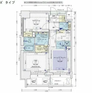 エステムコート難波Ⅴブロード【6階】の間取り