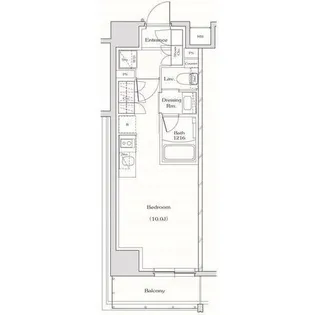 ザ・パークハビオ名古屋松原【4階】の間取り