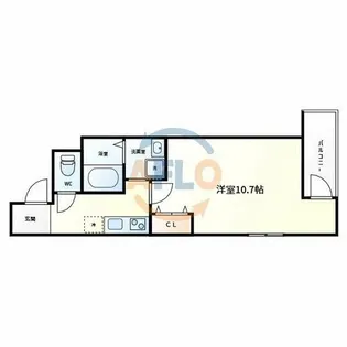 フジパレス住吉長居I番館【3階】の間取り
