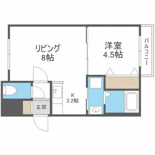 フィオラノセレッソ【4階】の間取り