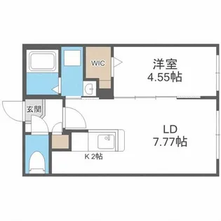 Ritz GRANDE中島公園【5階】の間取り