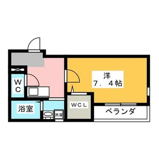 ヘーベル大須【2階】の間取り