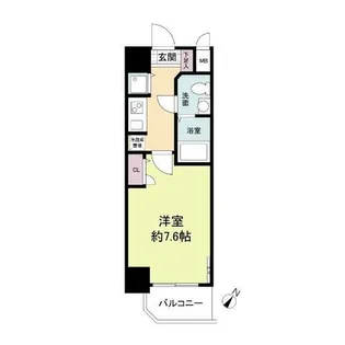S-RESIDENCE神戸磯上通【9階】の間取り