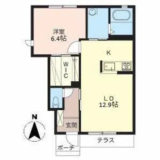 シャーメゾン土山【0101号室】の間取り