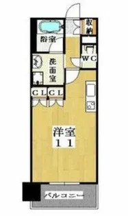 CITY SPIRE難波WEST【8階】の間取り