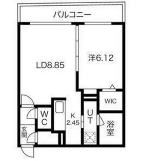 コローレ宮の沢【3階】の間取り