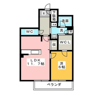 Grand Palace IKAI【2階】の間取り