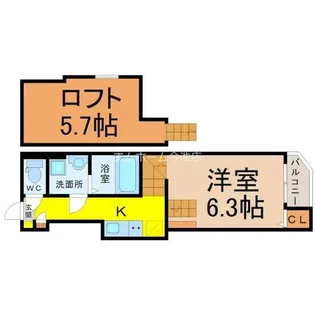 ハーモニーテラス白金【1階】の間取り