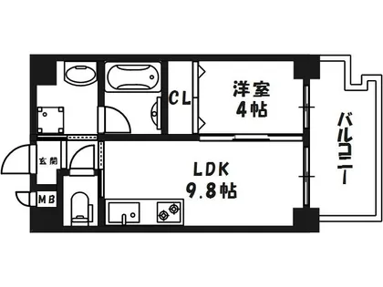T’sGarden【6階】の間取り