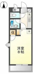 アンデックス折尾【106号室】の間取り