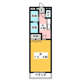 ベル グラース【2階】の間取り