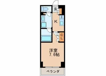 オープンレジデンシア栄 THE COURT【8階】の間取り