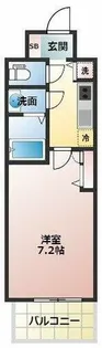 プランドール北浜【11階】の間取り