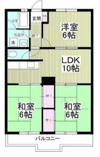 ポートマンションスマイル【303号室】の間取り