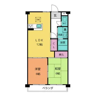 コーラル半田【1階】の間取り