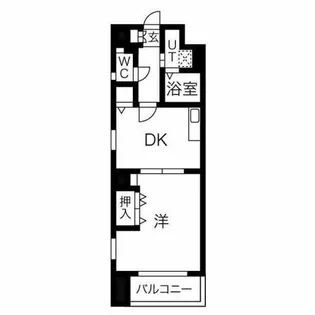 レジデンスカープ今池【5階】の間取り