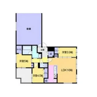 ラ・シュエット元町【1階】の間取り