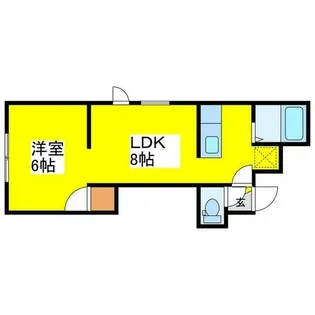 キラメック1972【203号室】の間取り