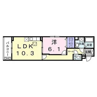 リボーン明誠【1階】の間取り