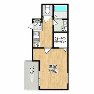 プロスパーコート沢ノ町【1階】の間取り