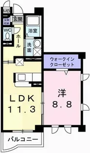 アグネス【3階】の間取り