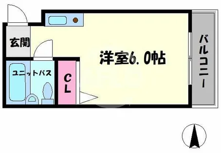 プレミール北堀江【7階】の間取り
