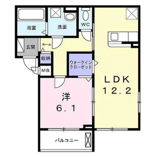 リボーン明誠【2階】の間取り