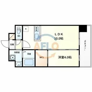 silus昭和町【5階】の間取り