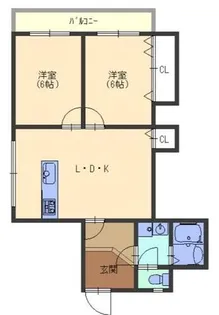中村マンション【3階】の間取り