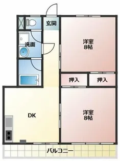 山本ビル【403号室】の間取り