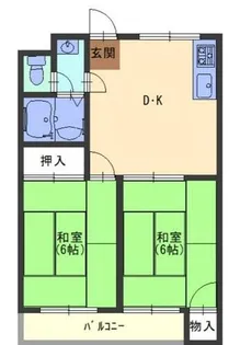 カトレヤマンション【3階】の間取り
