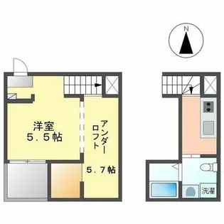 サラ(SARA)【102号室】の間取り