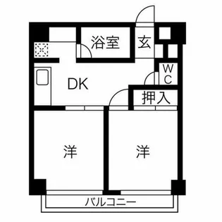 エルドール川原【4階】の間取り