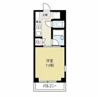 シーズンコート塩釜駅前【401号室】の間取り