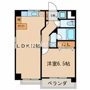 パティオ大楠【7階】の間取り