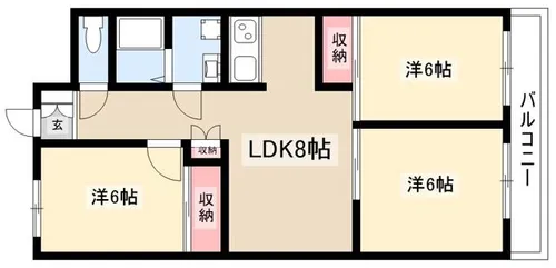 宮崎ビル【2階】の間取り