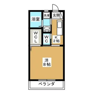 サン・香久山【1階】の間取り