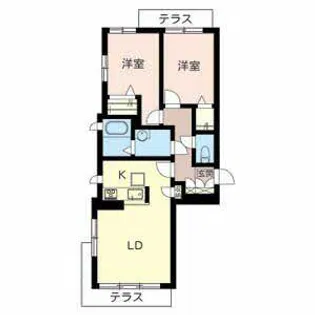 ソレイユ コート【1階】の間取り