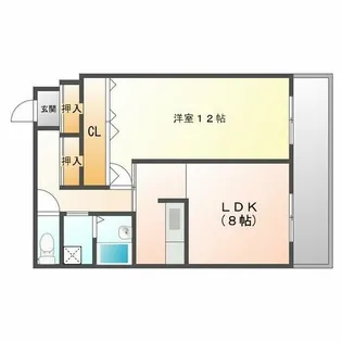 アークパレス誠【2階】の間取り