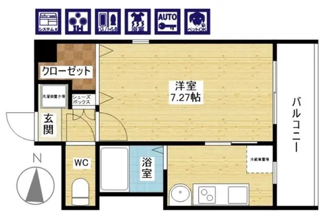 ラ・フォンテ十三【2階】の間取り