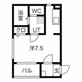ハーモニーテラス上飯田通Ⅰ【1階】の間取り
